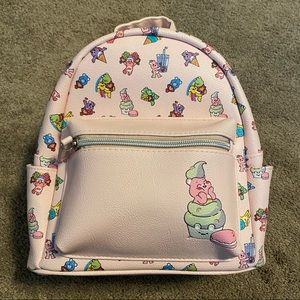 Hottopic mini Care Bears ice cream backpack